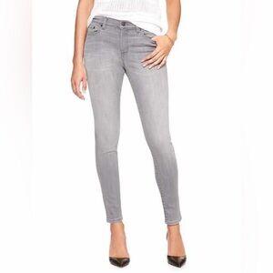 BANANA REPUBLIC Gray Wash Distressed Skinny Jeans Womens size 27